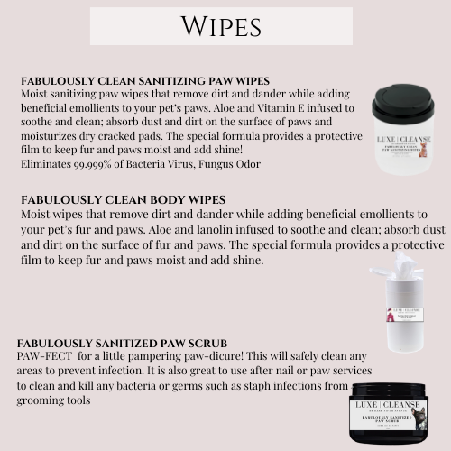 Fabulously Clean Sanitizing Paw Wipes