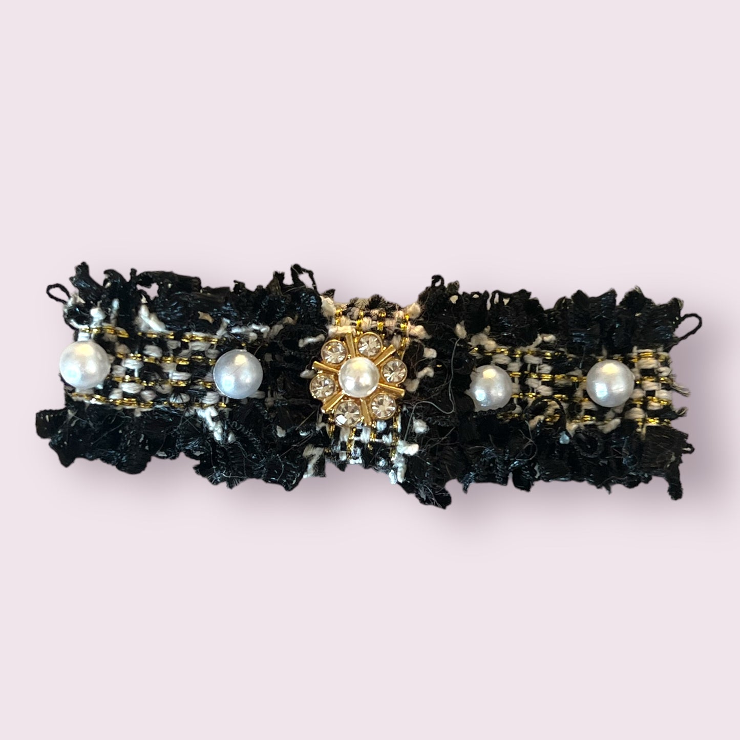 Tweed Elegance Dog Hair Barrette