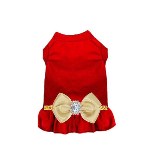 Royal Ruby Bow Gown