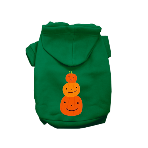 My Friendly Pumpkins Fall Dog Hoodie