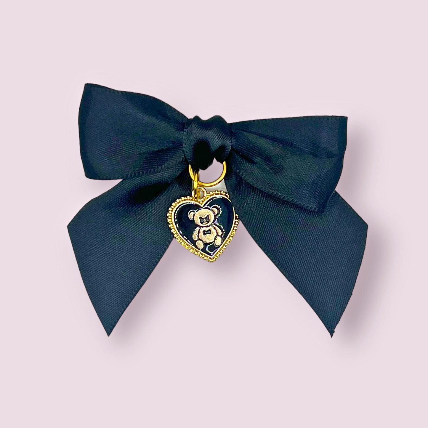 Satin Bear Dog Hair Bow