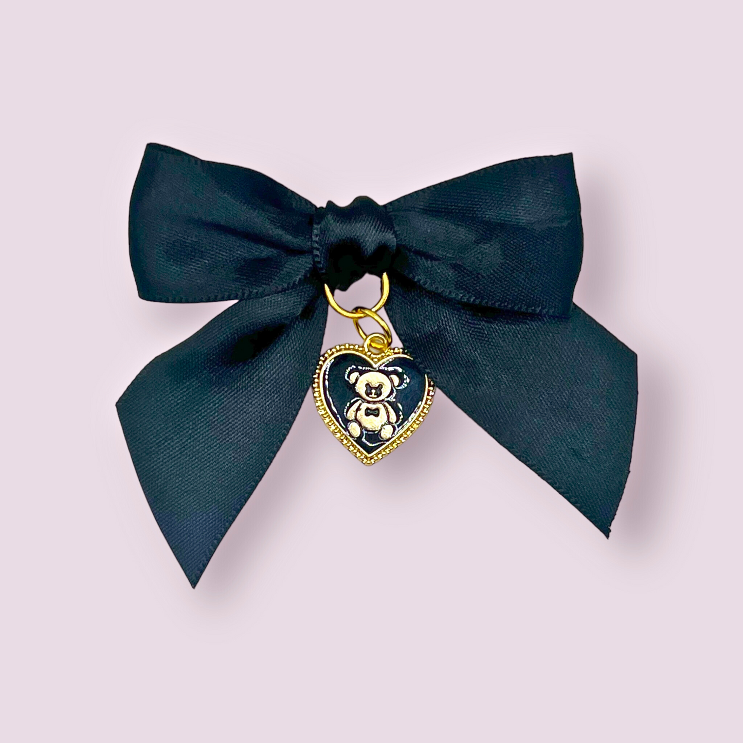 Satin Bear Dog Hair Bow