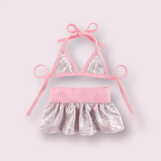Bark Fifth Ave. Mermaid- Dog Bikini Set