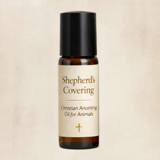 Shepherd’s Covering- Christian Anointing Oil for Animals (10ml Roll-On)