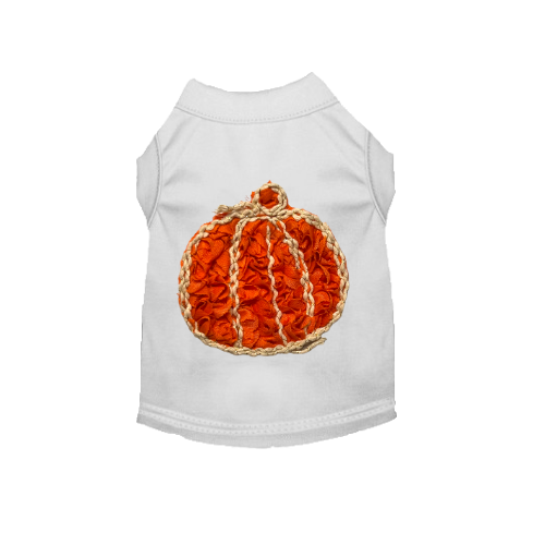 Chiffon Rose Halloween Pumpkin Dog Outfit