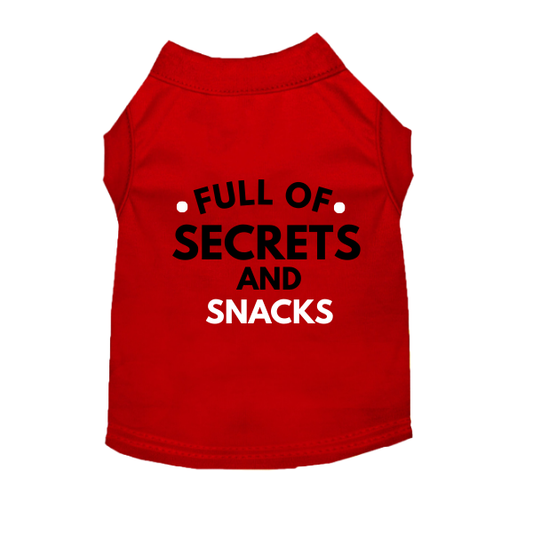 Full of Secrets & Snacks Tee