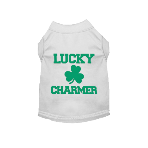 Lucky Charmer St. Patrick's Day Dog Tee