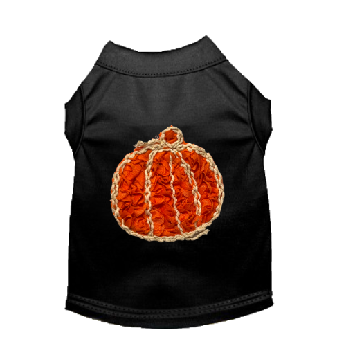 Chiffon Rose Halloween Pumpkin Dog Outfit