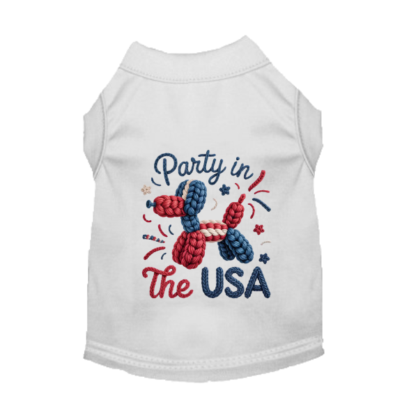 The “All-American Socialite” Party Dog Dress/Shirt