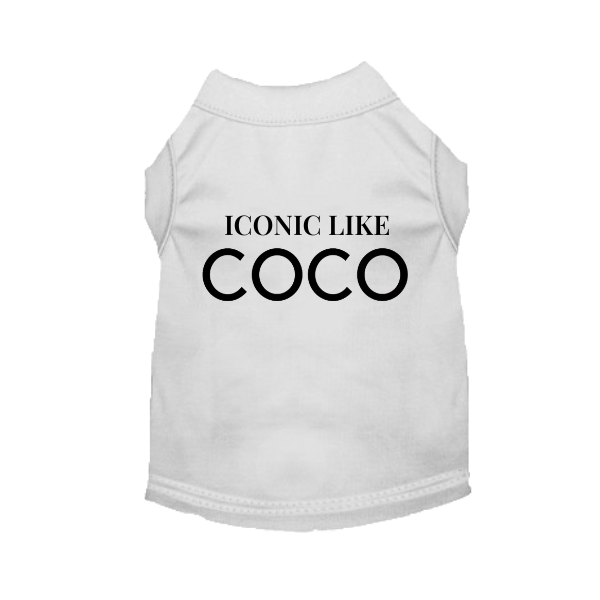 Iconic Like Coco Signature Dog Tee