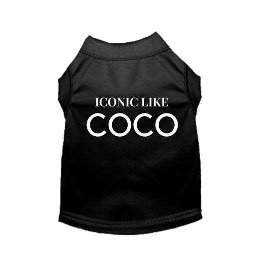 Iconic Like Coco Signature Dog Tee