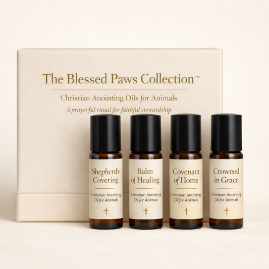 The Blessed Paws Collection™  Christian Anointing Oils for Animals — Full Set