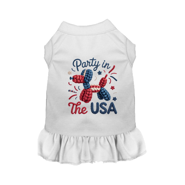 The “All-American Socialite” Party Dog Dress/Shirt