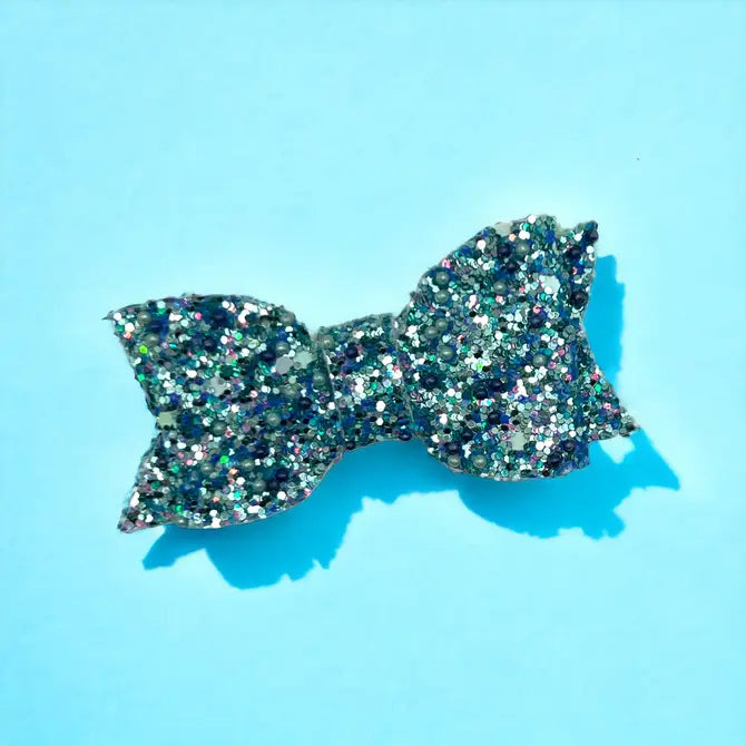 Pearl Caviar Beaded Dog Barrette - Limited Edition