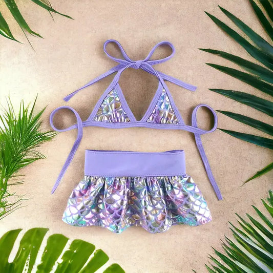 Bark Fifth Ave. Mermaid- Dog Bikini Set