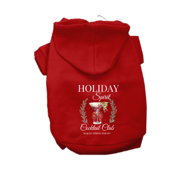 Holiday Spirit Cocktail Club Hoodie