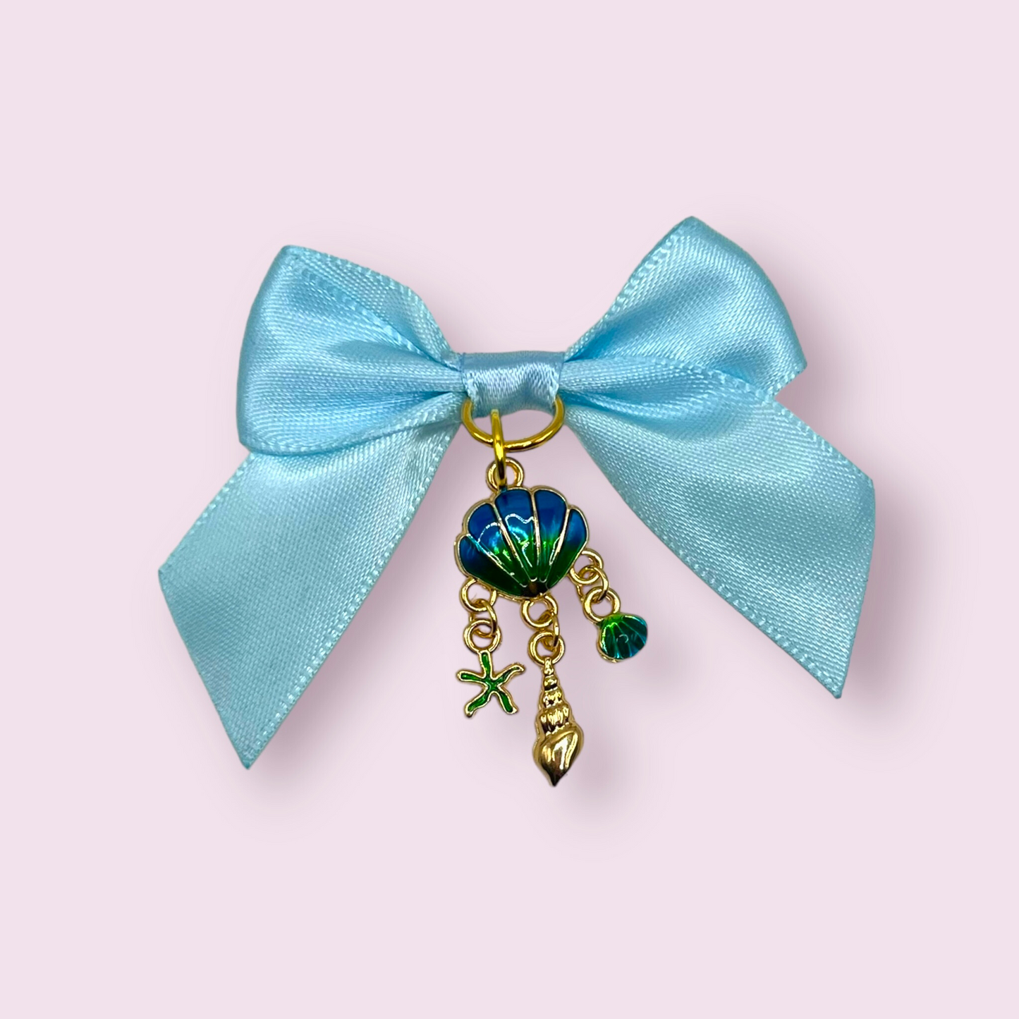 Oceanic Satin Dog Hair Bows