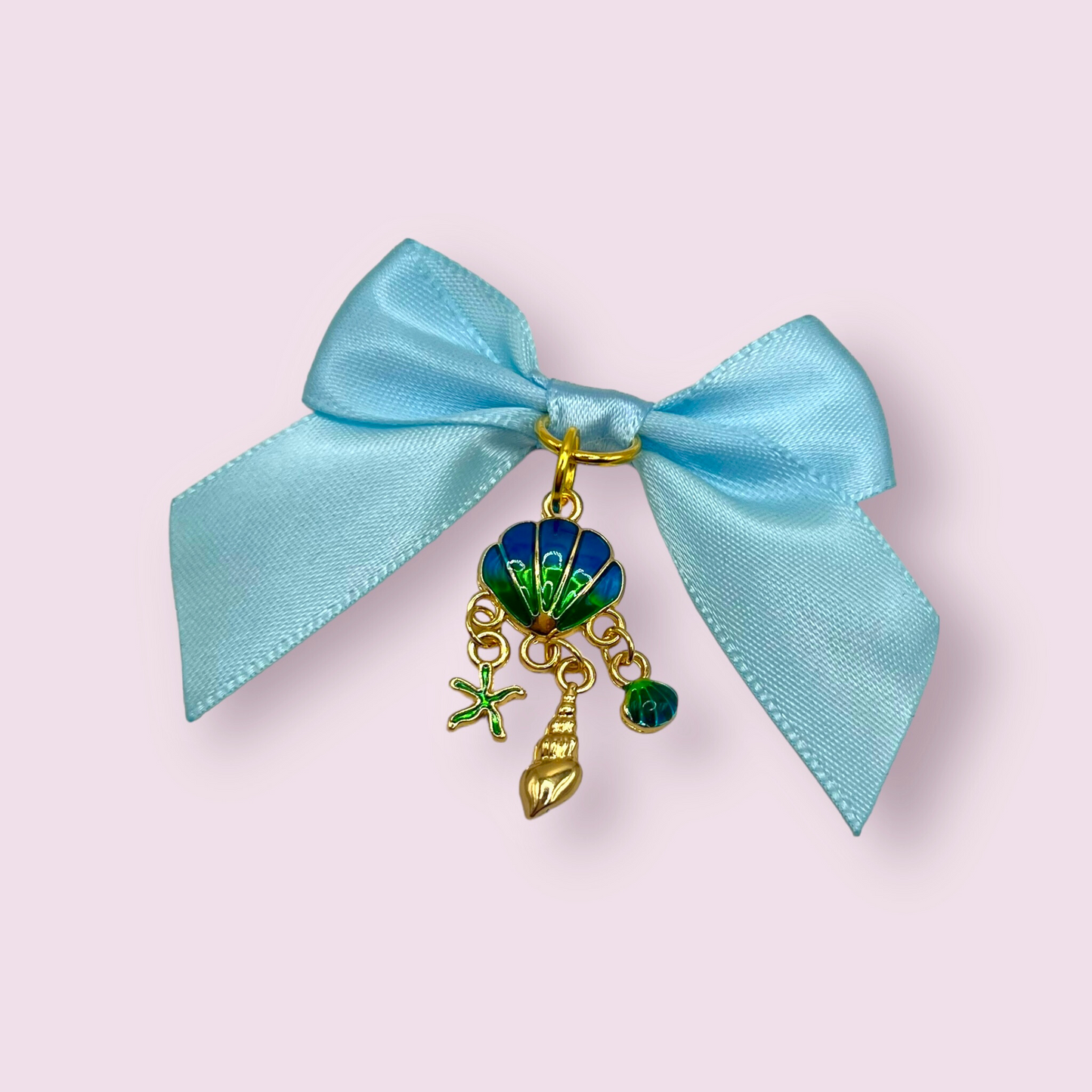 Oceanic Satin Dog Hair Bows