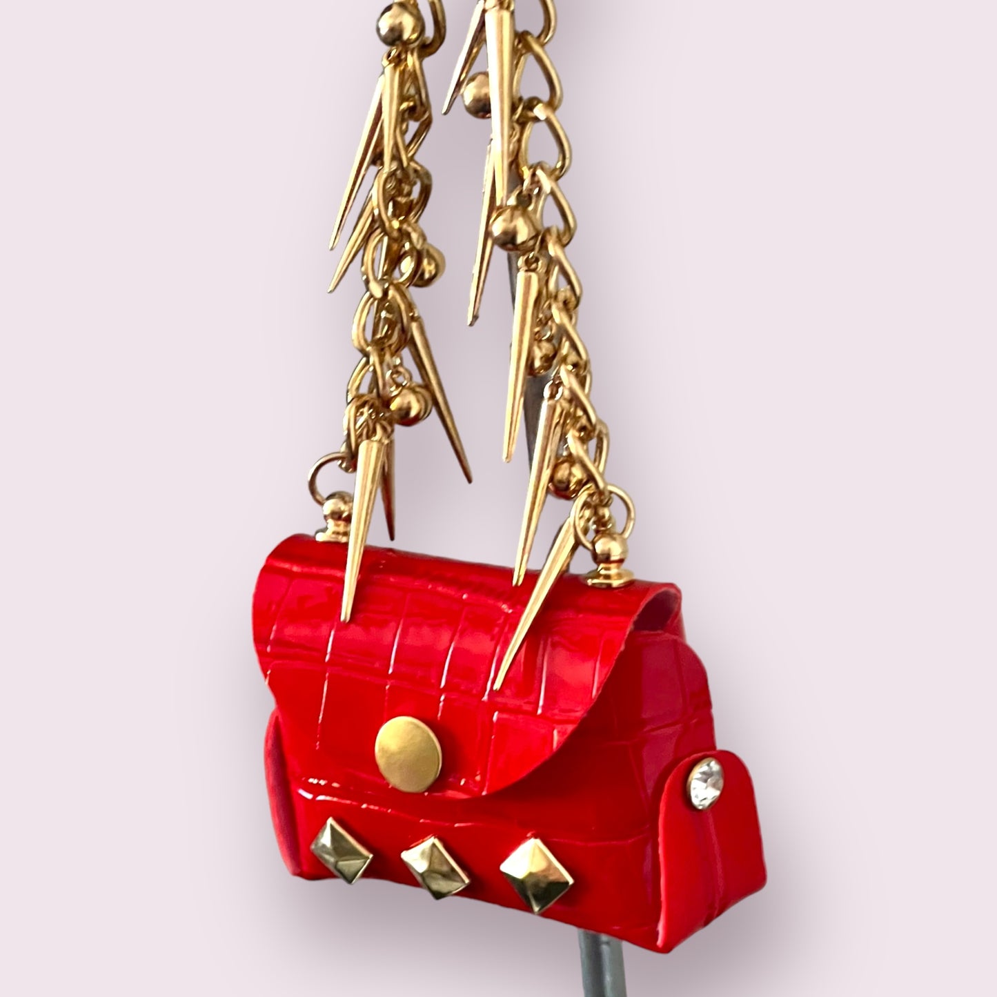 Rock and Roll Leatherette Dog Pick Up Bag Holder