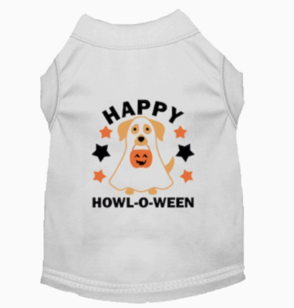 Pumpkin Pup Ghost Dog Tee