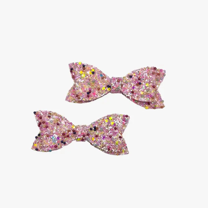 Pearl Caviar Beaded Dog Barrette - Limited Edition