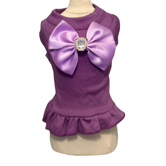 Amethyst Grande Bow Dress