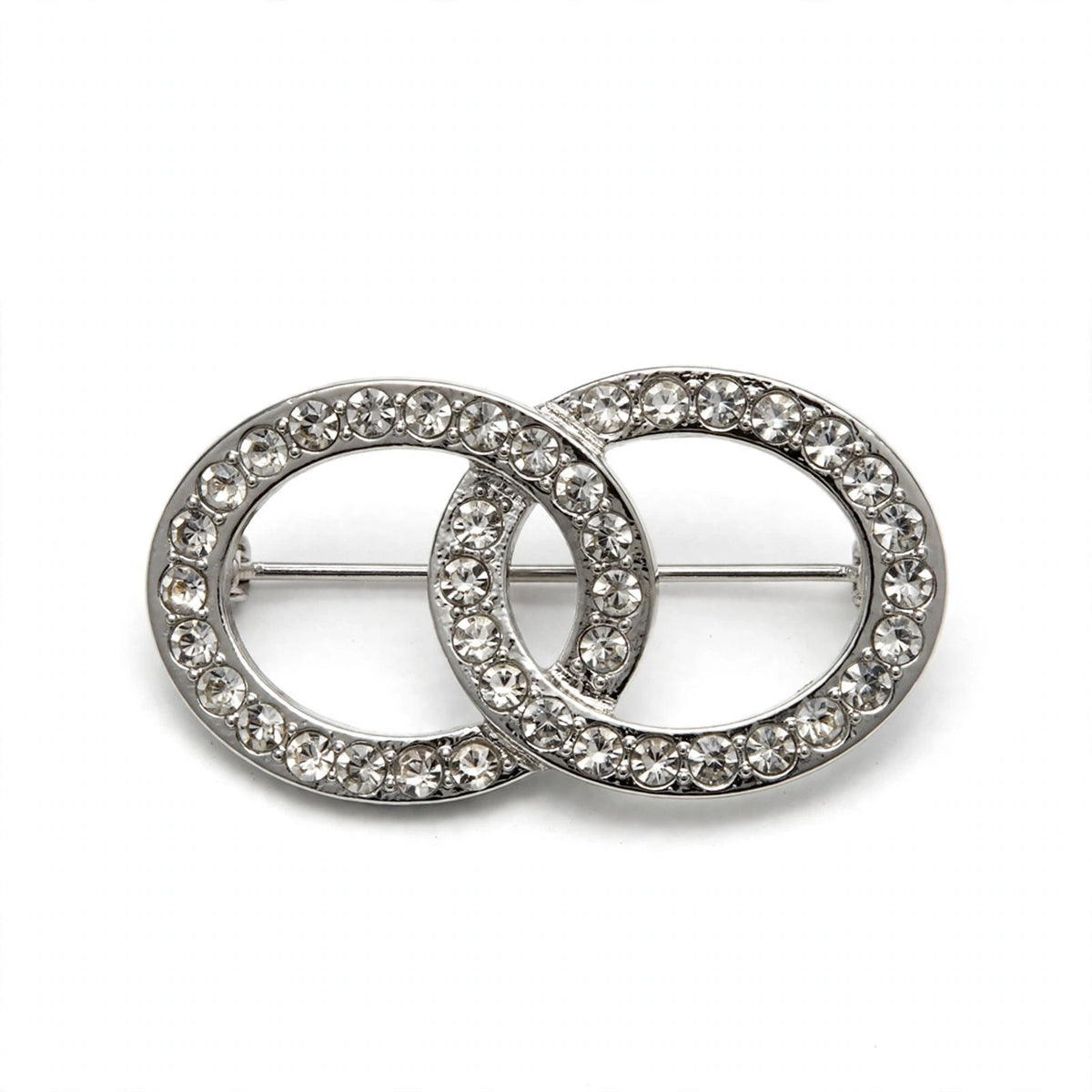 Crystal Bijoux Buckle Brooch - studio product photo