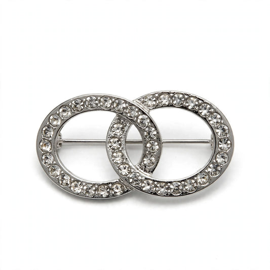 Crystal Bijoux Buckle Brooch - studio product photo