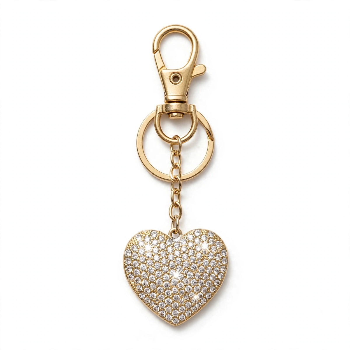 Heart of Fifth Avenue Collar Charm in Gold - studio product photo