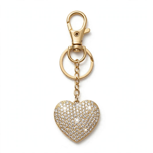 Heart of Fifth Avenue Collar Charm in Gold - studio product photo