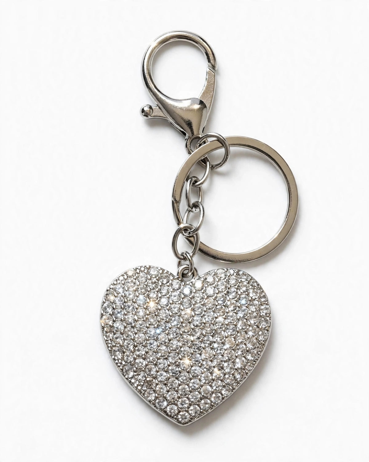 Heart of Fifth Avenue Collar Charm in Silver - studio product photo