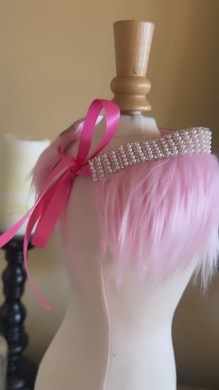 Furry Glam Neck Collar Wrap