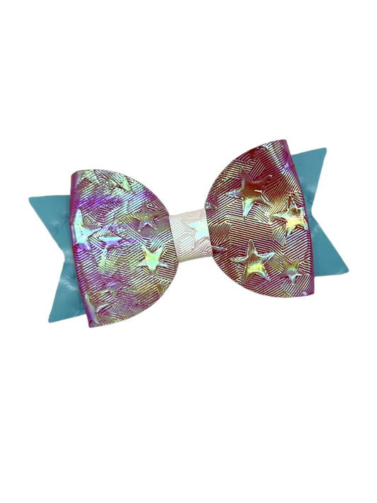 Patriotic Glam Iridescent Dog Hair Bows