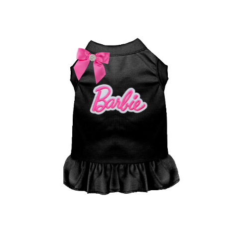 Barbie Bow Dog Dress