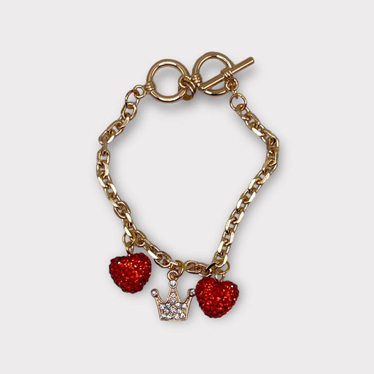 My Tiny Prince of Hearts Dog Charm Collar